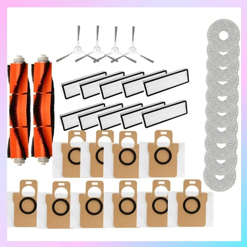 ABRG-для Xiaomi Mijia Omni 2 C102CN, Dreame S10 + аксессуары, основная боковая щетка, фильтр Hepa, швабра, мешок для пыли