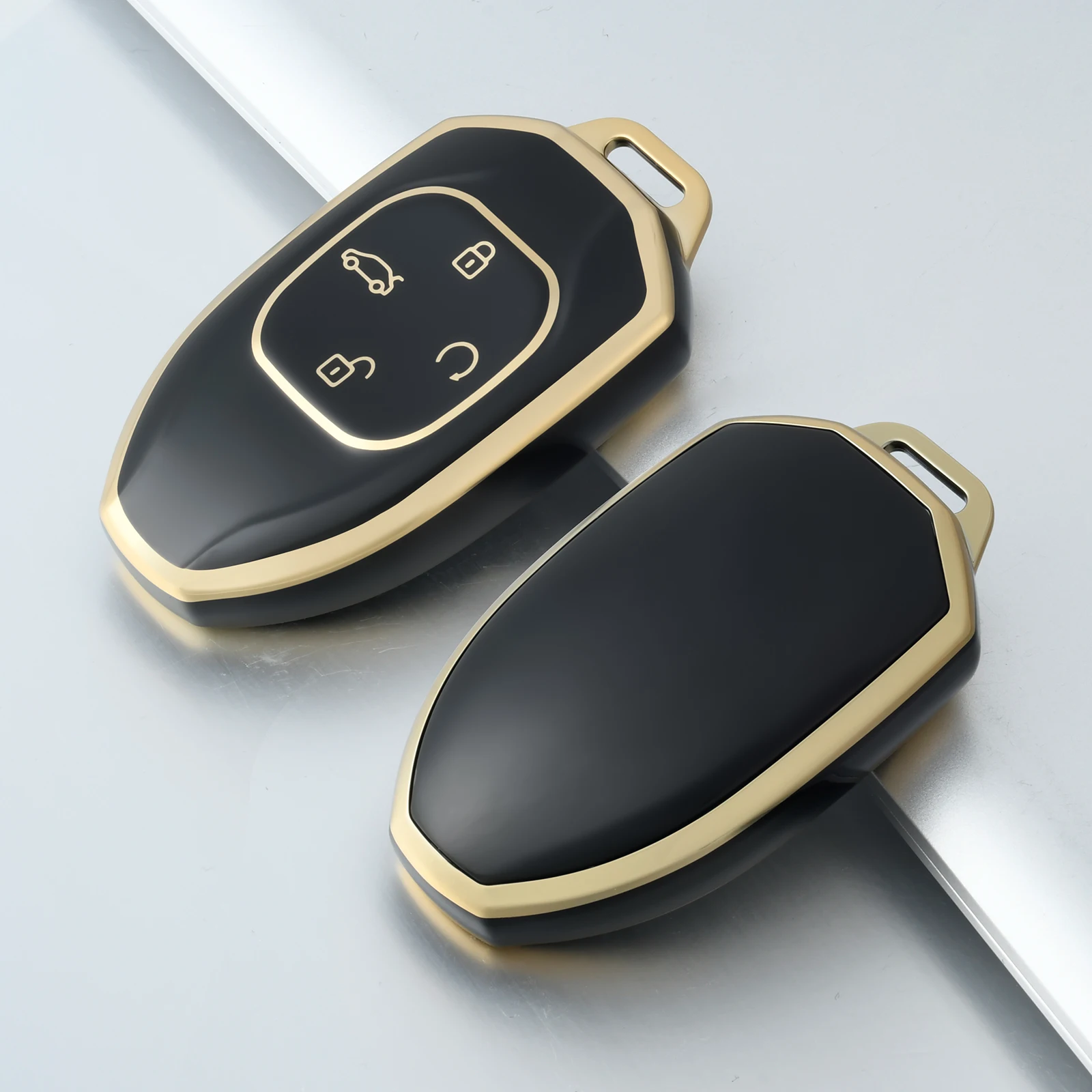 Car Key Case Cover keychain for Trumpchi GAC 2021 Empow J11 J12 J13 J14 J15 J16 GS8 GN8 2022 2023 Soft TPU key Fob Key Protector