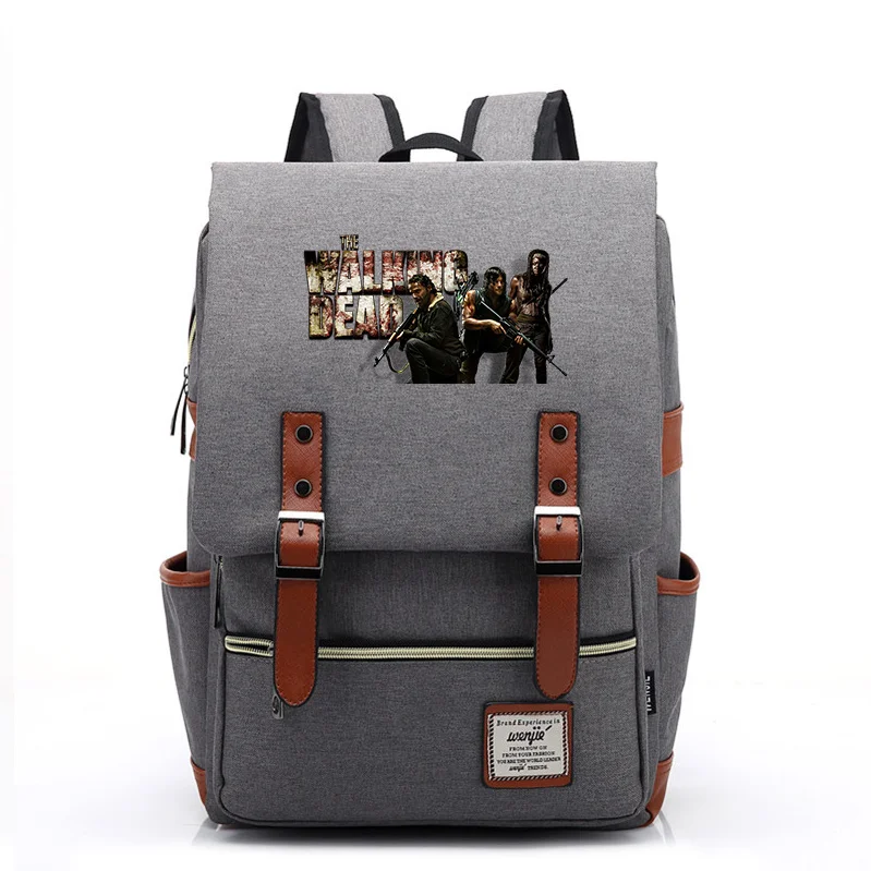 

The Walking Dead Backpack Boys Girls School Bag Teenager Laptop Bag Women Men Backpacks Casual Travel Rucksack Mochila