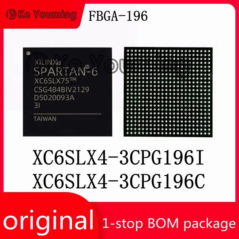 

Integrated Circuit IC, XC6SLX4-3CPG196I, XC6SLX4-3CPG196C, FBGA-196, FPGA - Field Programmable Gate Array, IC