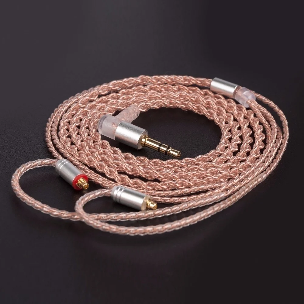 Kbear 4-adriges Kupfer-Upgrade-Kopfhörer kabel 2-poliger/qdc/mmcx/tfz-Ohrhörer anschluss für kbear kb06 kz zsn pro Kopfhörer-Hifi-Headset – Detail 22