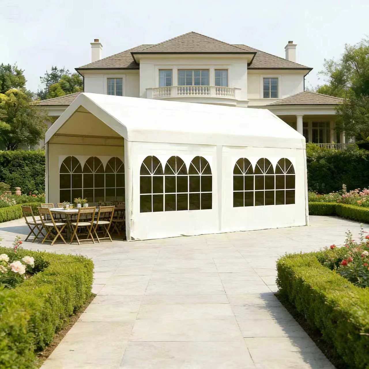 Custom Heavy Duty Outdoor Commercial Tent, 3x6m Waterproof Gazebo Canopy for Wedding Party Exhibition Events
