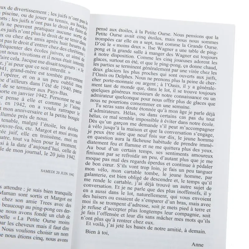 صحيفة دان فرانك الطبعة الجديدة آن فرانك لو ليفري دي بوش 9782253937432 كتاب #4