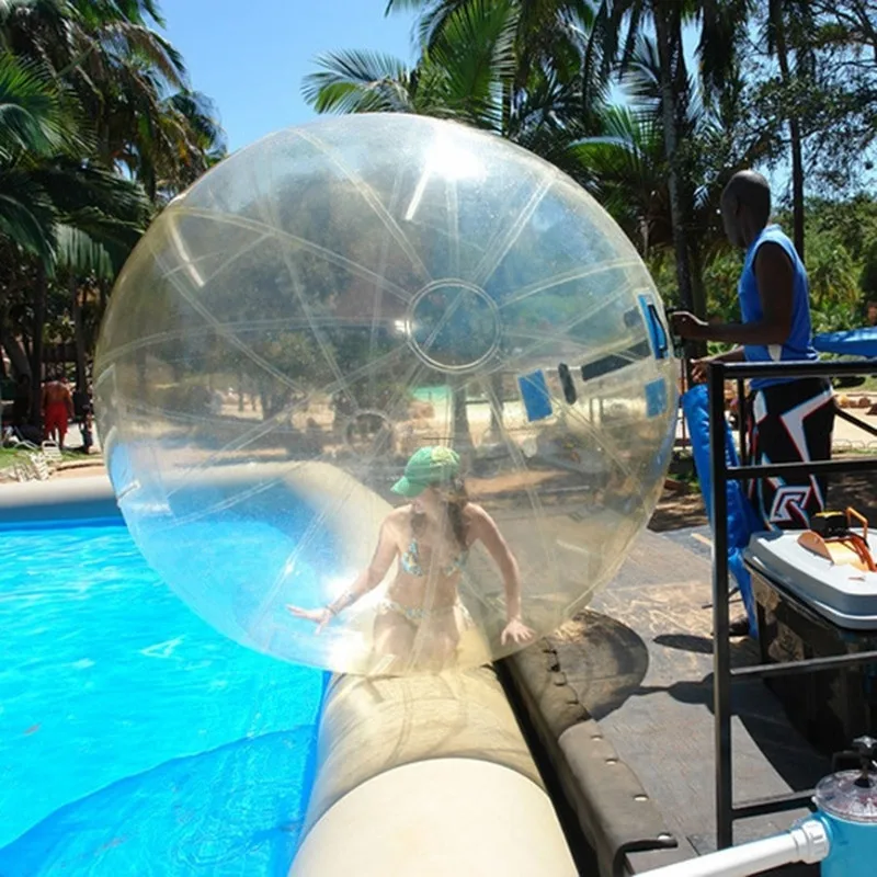 Bola de caminhada na água de 2m, bola inflável para caminhada na água, bola Zorb para piscina de água