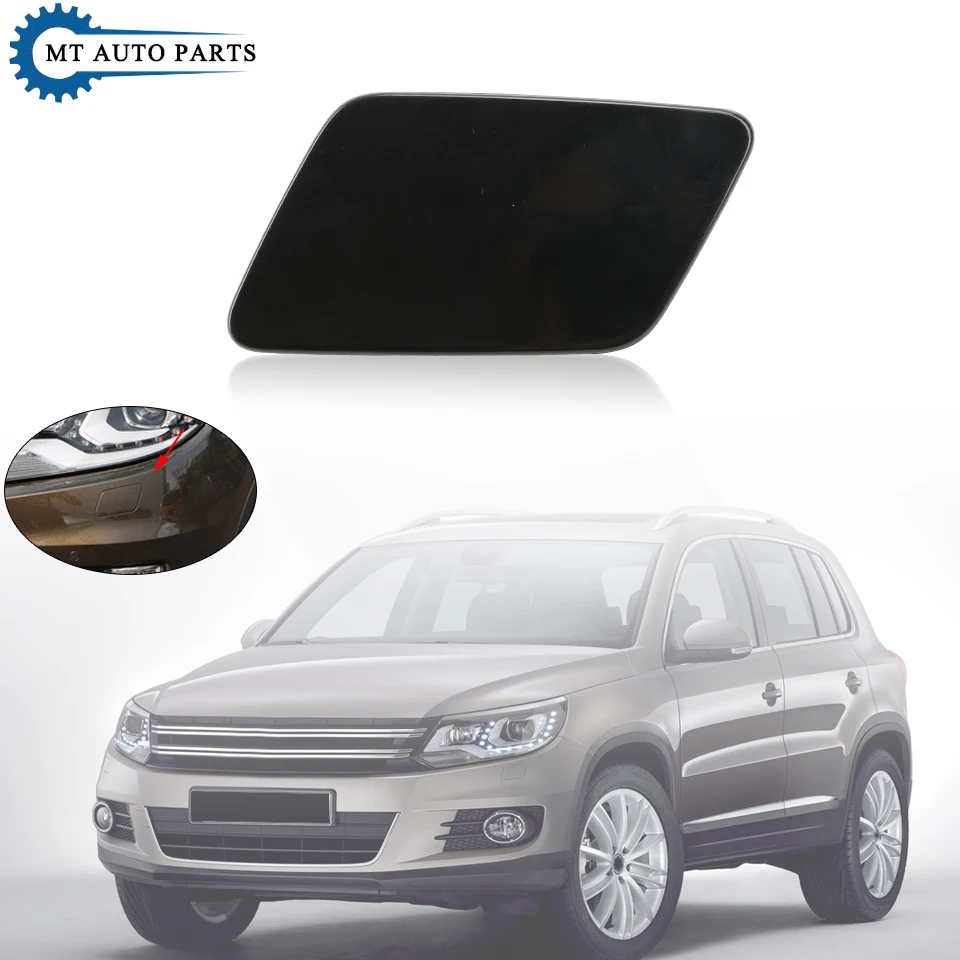 MTAP For VW Volkswagen Tiguan 2012 2013 2014 2015 Headlamp Light Washer Nozzle Cap Spray Cover  5N0955109A 5N0955110A