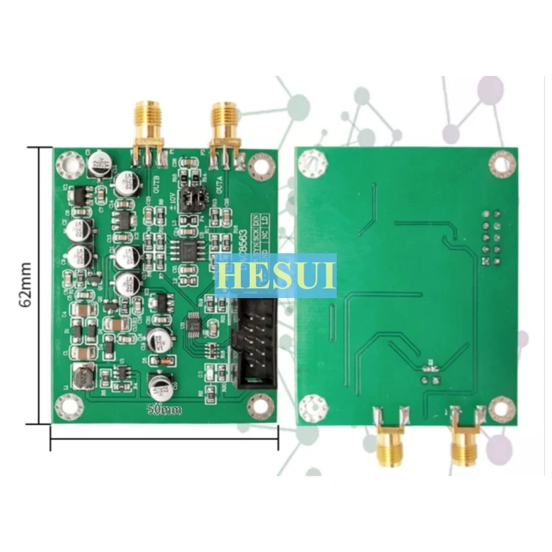 DAC8563 digital to analog converter data acquisition module dual 16-bit DAC can be adjusted plus or minus 10V voltage reference