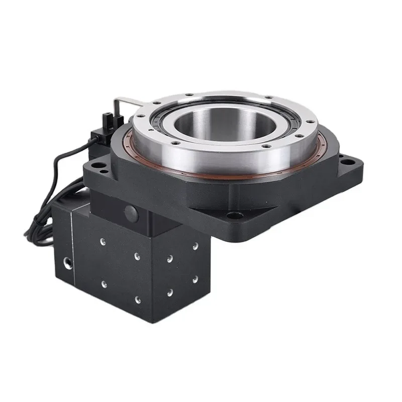 Right-angle gearbox high precision servo hollow rotary table planetary gearbox Hollow rotating platform