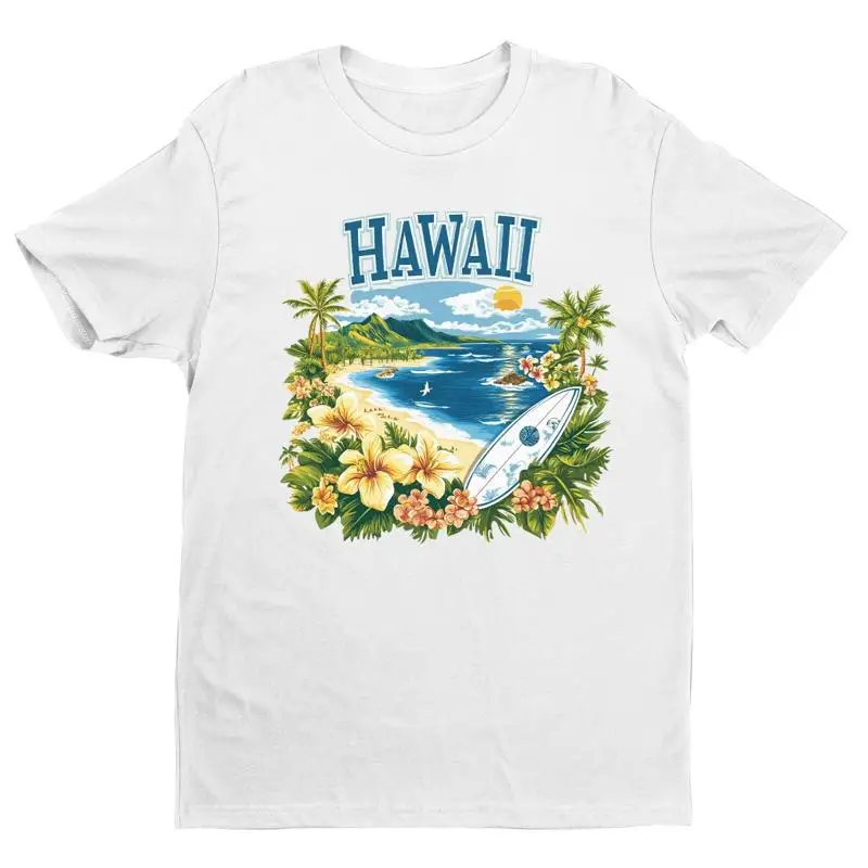 

Vintage Hawaii Shirt, Hello Sunshine T-Shirt, Retro Beach Vacation Shirts