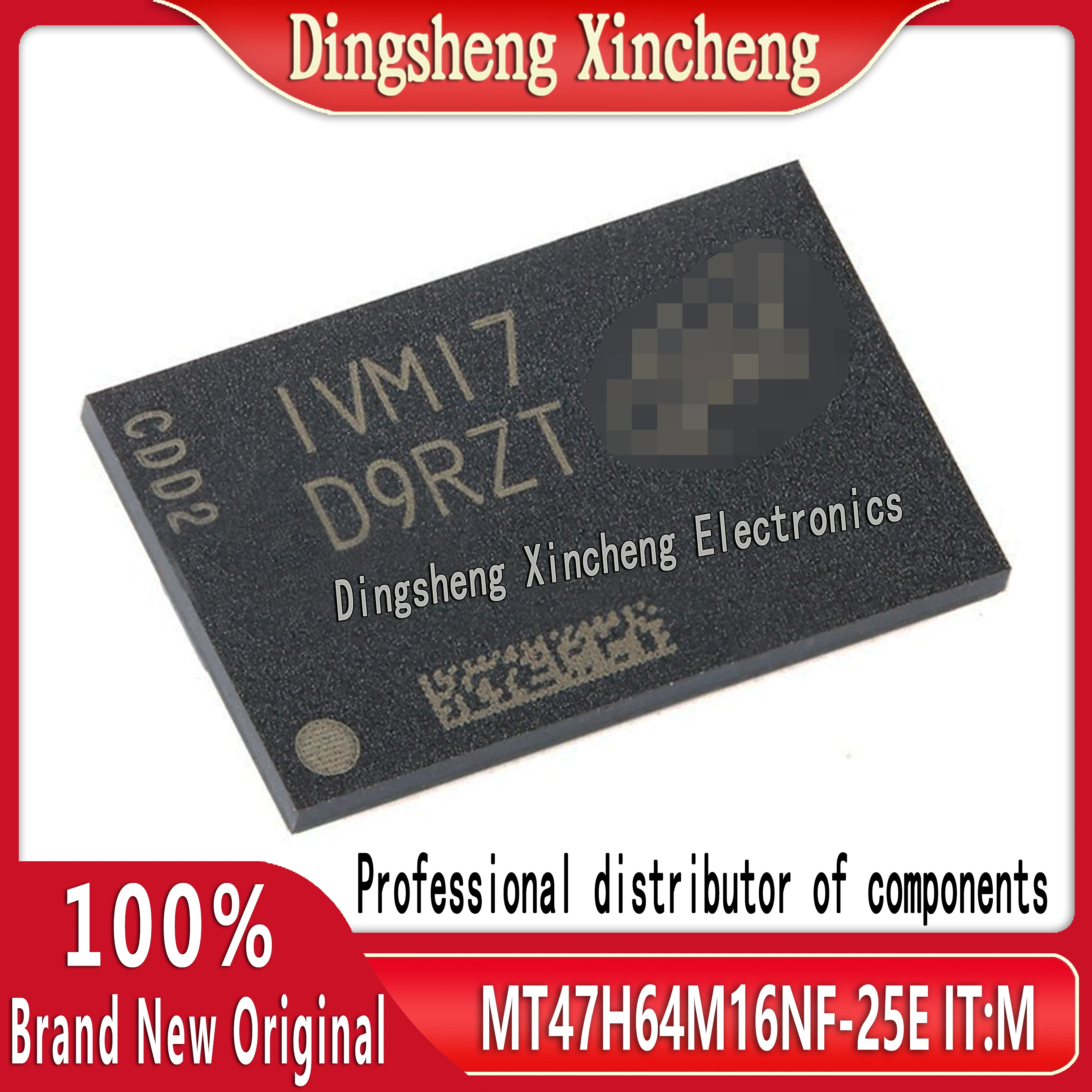 Original genuine MT47H64M16NF-25E IT:M screen printed D9RZT FBGA-84 flash memory