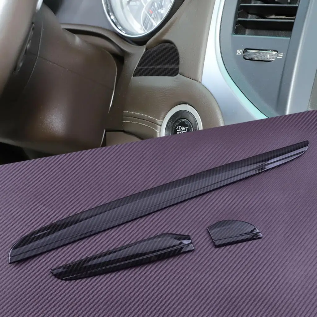 Car Inner Central Console Control Dashboard Panel Cover Trim Set Left Hand Drive Fit For Chrysler 300 300C 2021 2020 2019-2011