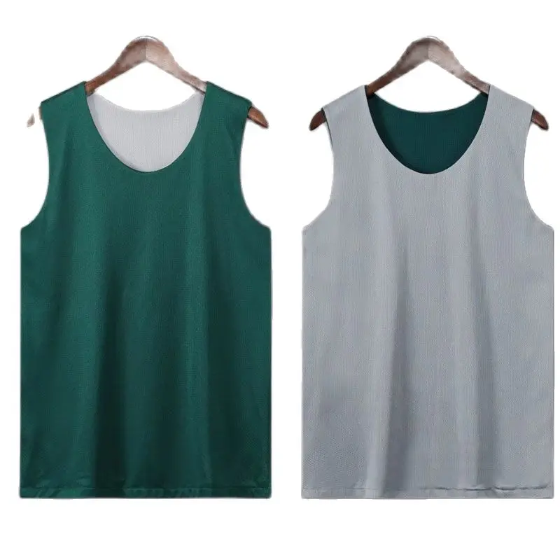 Men Reversible basketball jersey Anti-pilling Breathable Basketball Jerseys Polyester Youth College Basketball Jerseys Custom