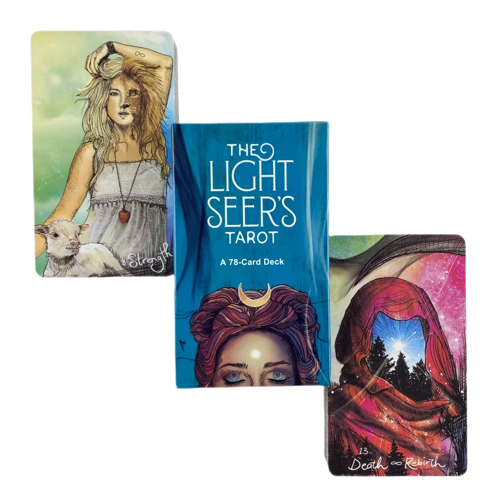 The Top Sale Tarot Cards Deck English Oracle Visions Divination Edition Borad Playing Games The Light Seers Tarot