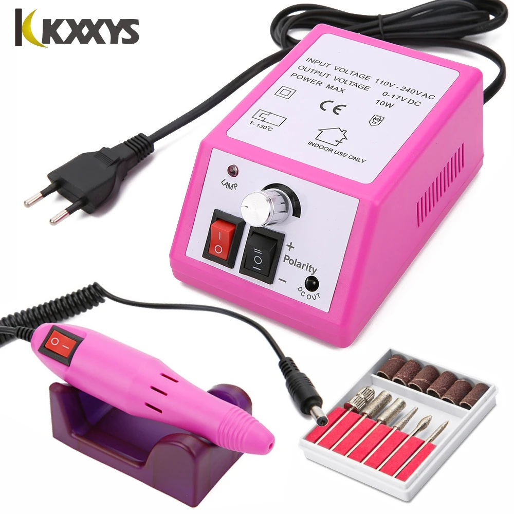 20000RPM Electric Manicure Tools Nail Drill Machine Professional Nail Sander Gel Polisher Drill Pen Apparatus Set Gel Remove