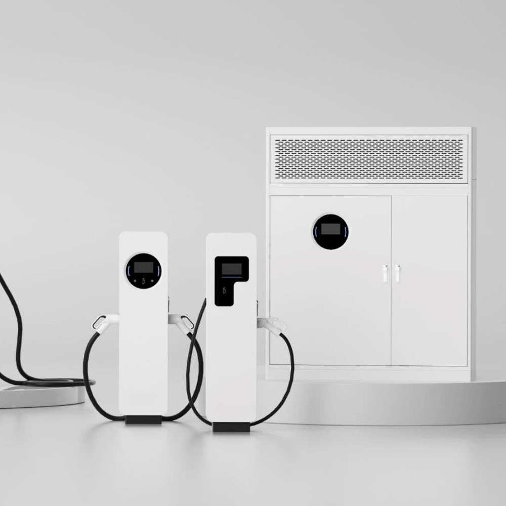 

T80 Fast DC EV Charger Floor Mounted Electric Car Charging Station 60/120/180/400kW GB Interface