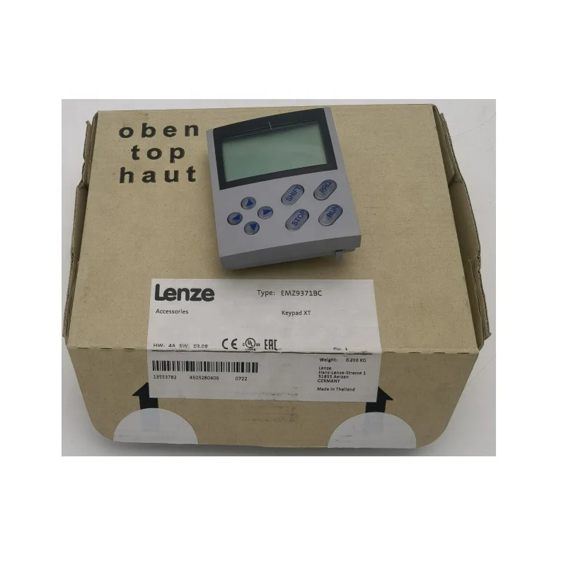 

LENZE EMZ9371BC Operation Module Inverter Series 8200 Vector 9300 Vector quantity