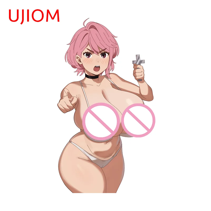 UJIOM Aira Shiratori Bare Big Breasts Wall Sticker Sexy Bookshelf Decor Waterproof Bedroom Decal Suitable For Light Switch