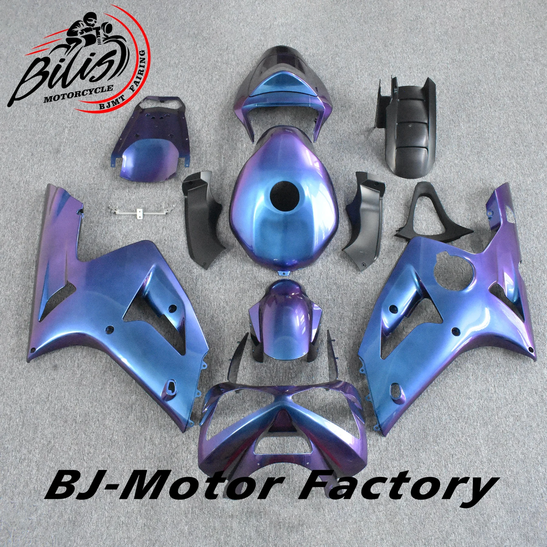 

For Kawasaki ZX-6R 03 04 ZX6R ZX600 636 2003 2004 Motorcycle Accessories Bodywork Set Injection ABS Full Fairings Panel Kit