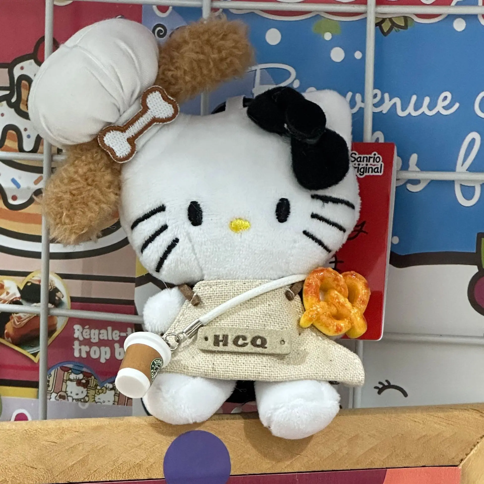 

Hello Kitty Puppy Gourmet Little Chef плюшевый кулон милая плюшевая кукла сумка кулон брелок украшение подарок
