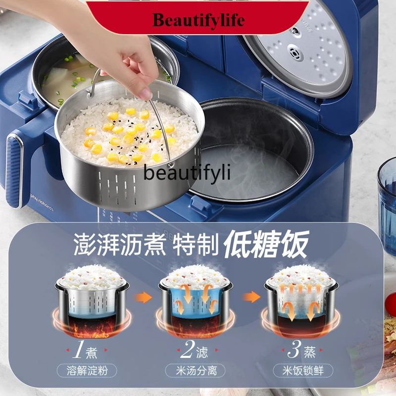 

E132 Double-Liner Rice Cooker Pressure Cooker Rice Cooker Double-Pot Multifunctional