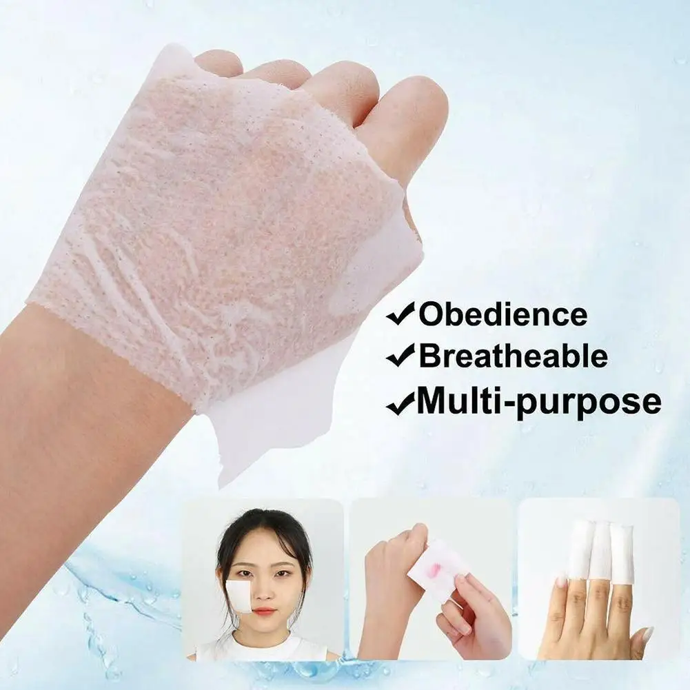 50/100/200pcs Elastic Facial Compress Cotton Cloth Disposable Skin Care Mask Sheet Soft Cosmetic Makeup Remover Cotton Pads