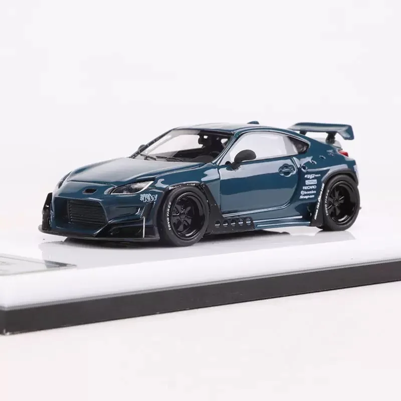 scalemini-1-64-rocket-bunny-resin-jdm-blue-resin-model-car-collection-limited-edition