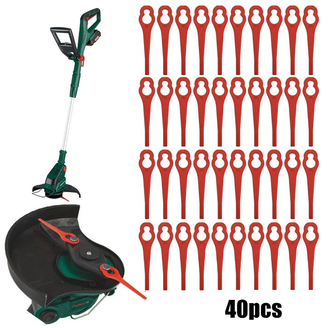 For Parkside for prta 20-LiA1 IAN Plastic for blades 40 Pcs/set String Trimmer Parts Replacement New Hot Practical