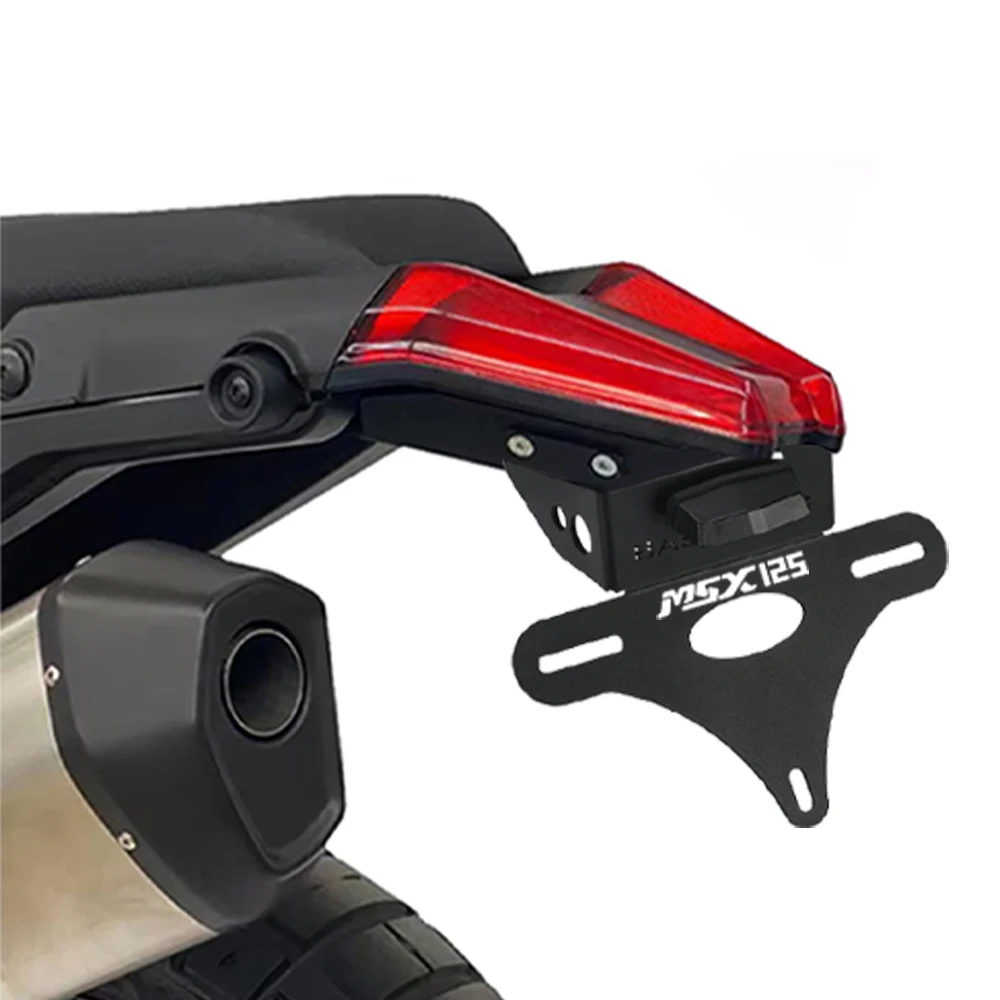 

MSX125 GROM125 License Plate Holder Bracket Rear Tail Tidy Fender Eliminator Kit For Honda MSX 125 GROM 125 2022 2023 2024