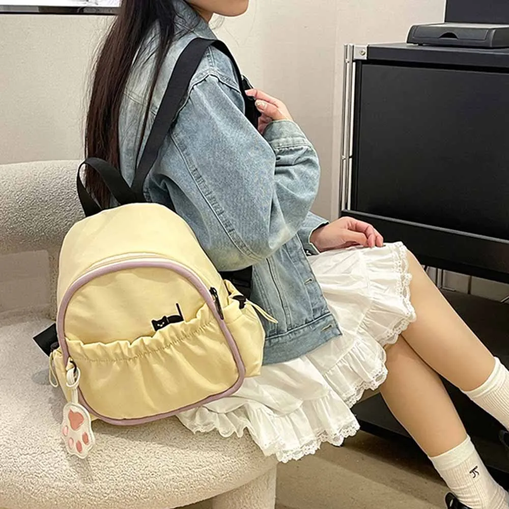 New Fashionable Casual Personalized Custom Backpack, Cartoon Student Large Capacity Lightweight Commuting Travel Bag, With Name