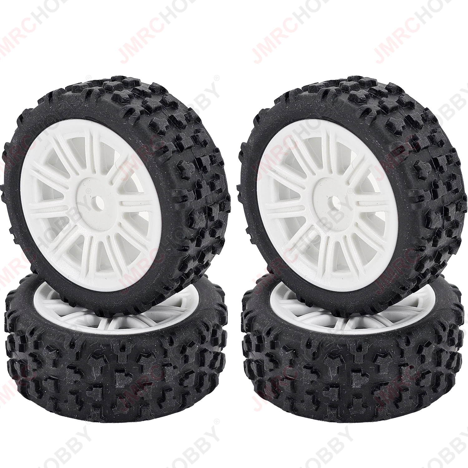 Original MJX Hyper Go 14301 14302 14303 RC Autozubehör Gummi TPR auf Straßenrädern geklebt mit Schwamm 1/14 Slip Drift Wheel – Detail 7