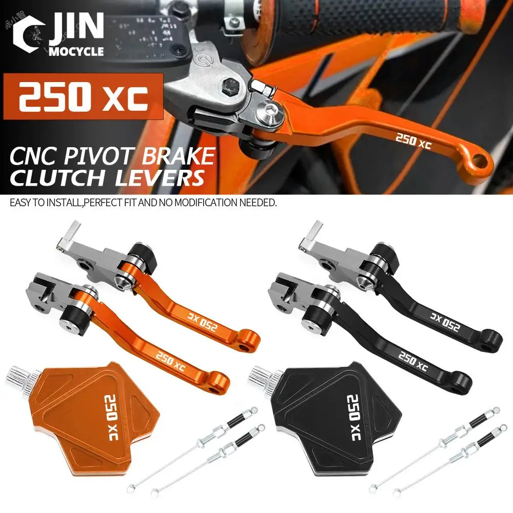 

For SUZUKI 250XC DJEBEL 250XC 1998-2006 Motorcross Accessories CNC Stunt Clutch Lever Easy Pull Cable System Brake Clutch Levers