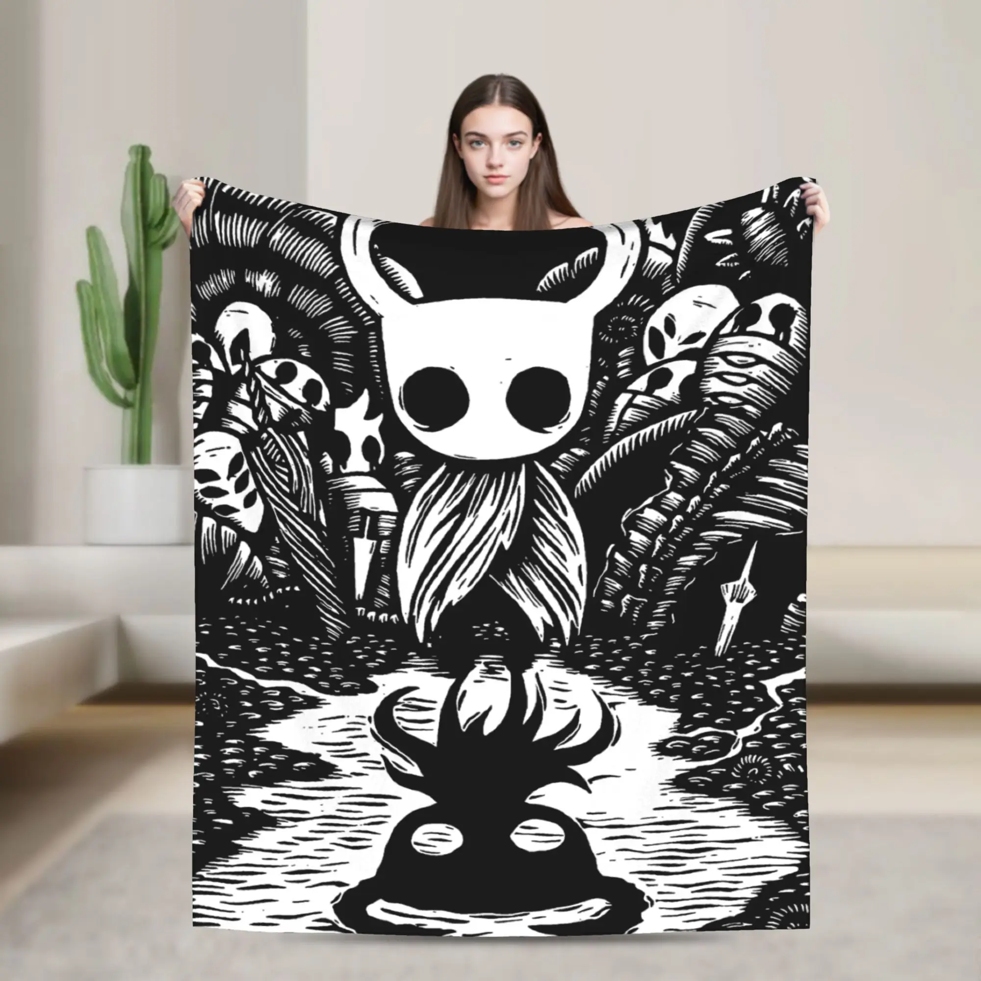 

K-Knights Blanket Funny Game Wool Funny Soft Throw Blankets for Home Decoration