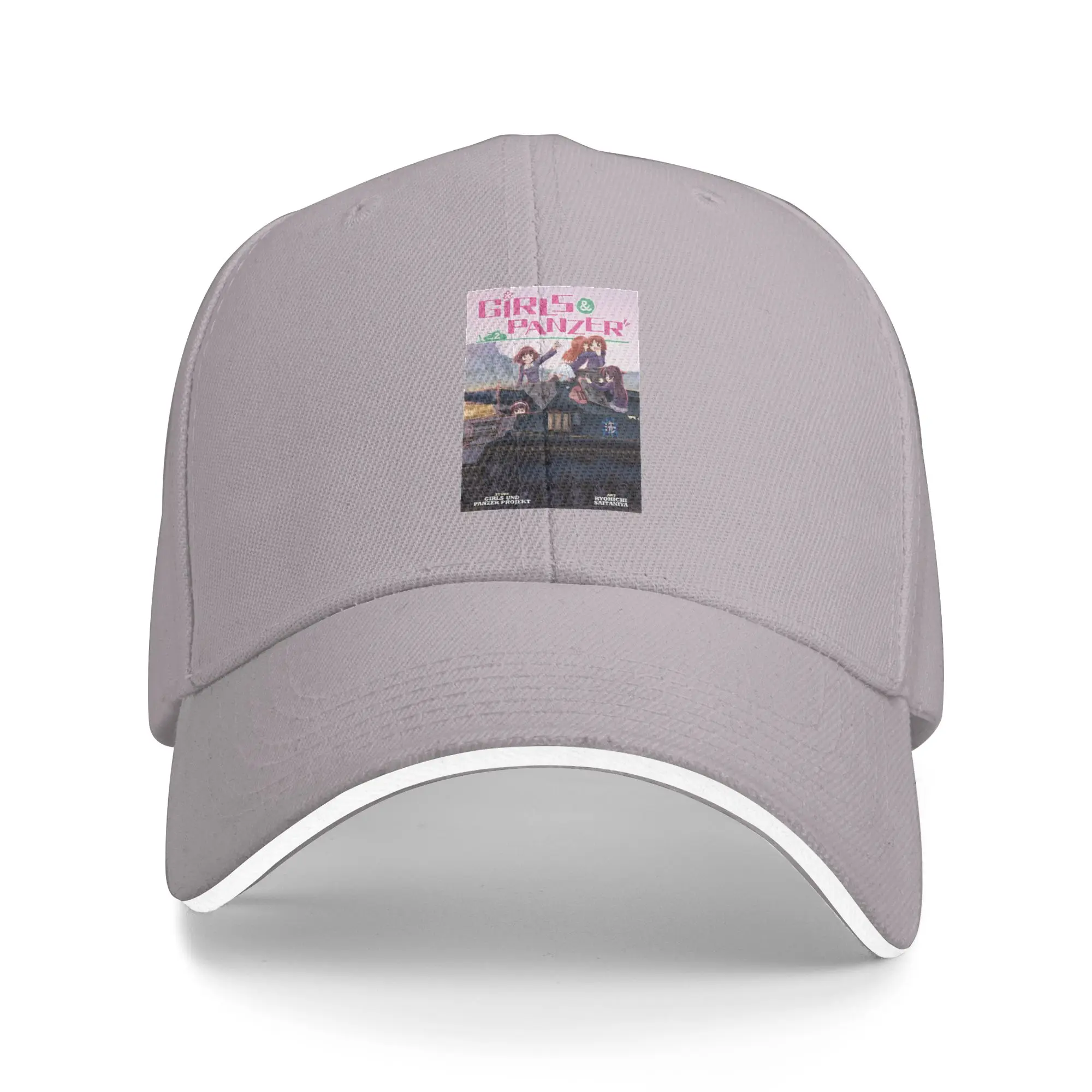 Hot Sale Girls und Panzer Spread Baseball Cap  Gift Sports Visors  Off-Road Travel Sports Visors