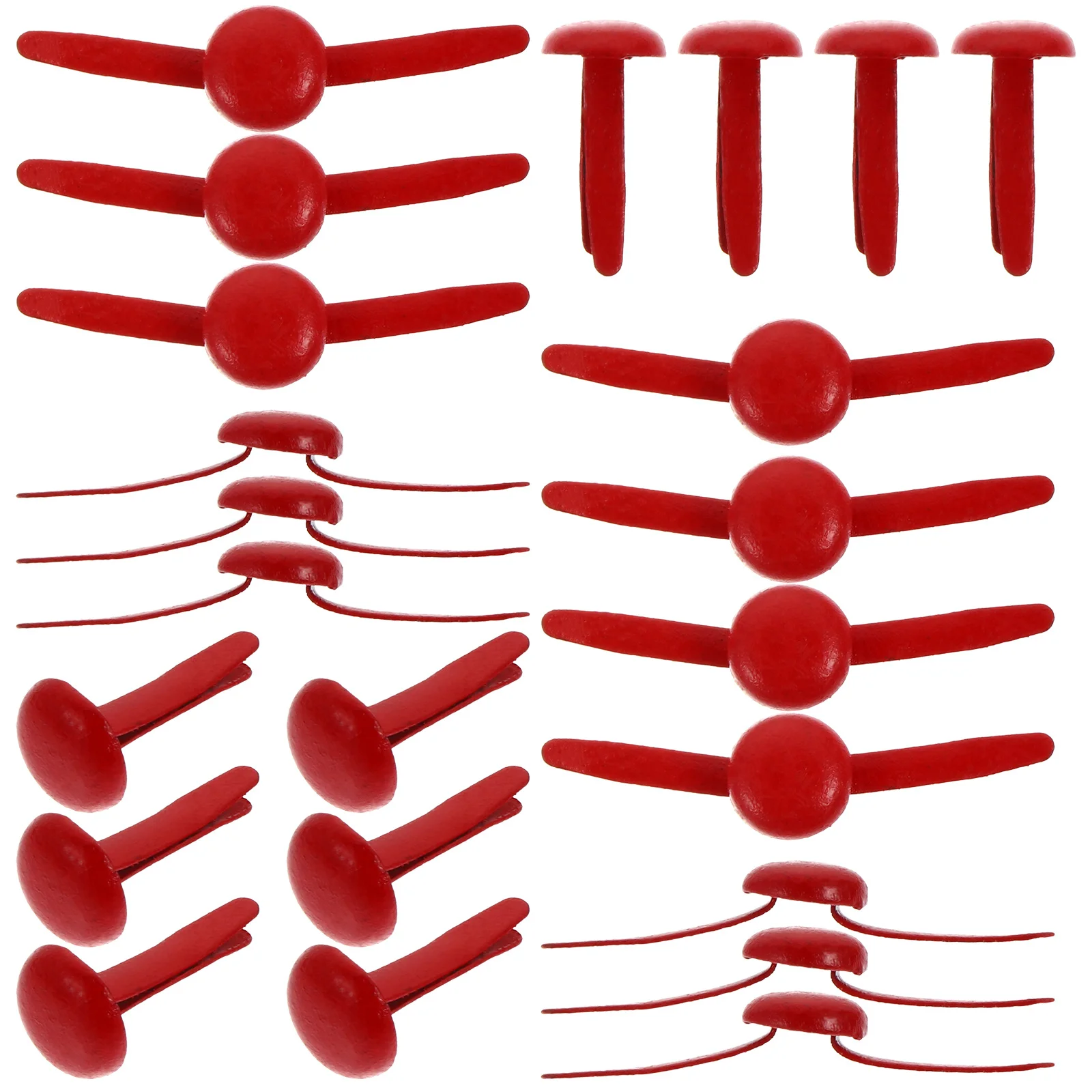 200 قطعة الأظافر ذات أرجلين الحديد المشابك الصغيرة بلون Craft بها بنفسك الحرفية سكرابوكينغ اليدوية الاطفال الاكسسوارات الحرفية اليدوية Brads