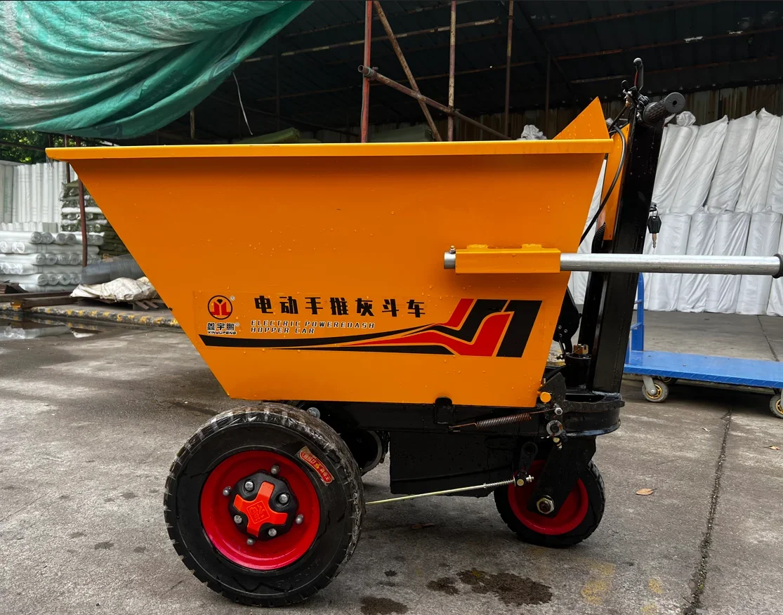 Electric dumper mini compact motorized buggy walk behind Made in China
