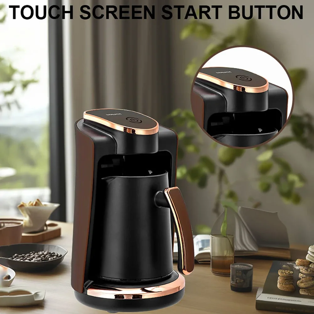 Турецкий кофейник — бархатная плита, вспениватель молока, делает вкусный турецкий и греческий кофе, идеально подходит для путешествий