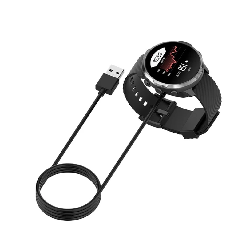 Replacement USB Charger Clip Cradle Cable Power Supply Cord Charging Dock Station for -Suunto 7 Smart Watch Drop Ship