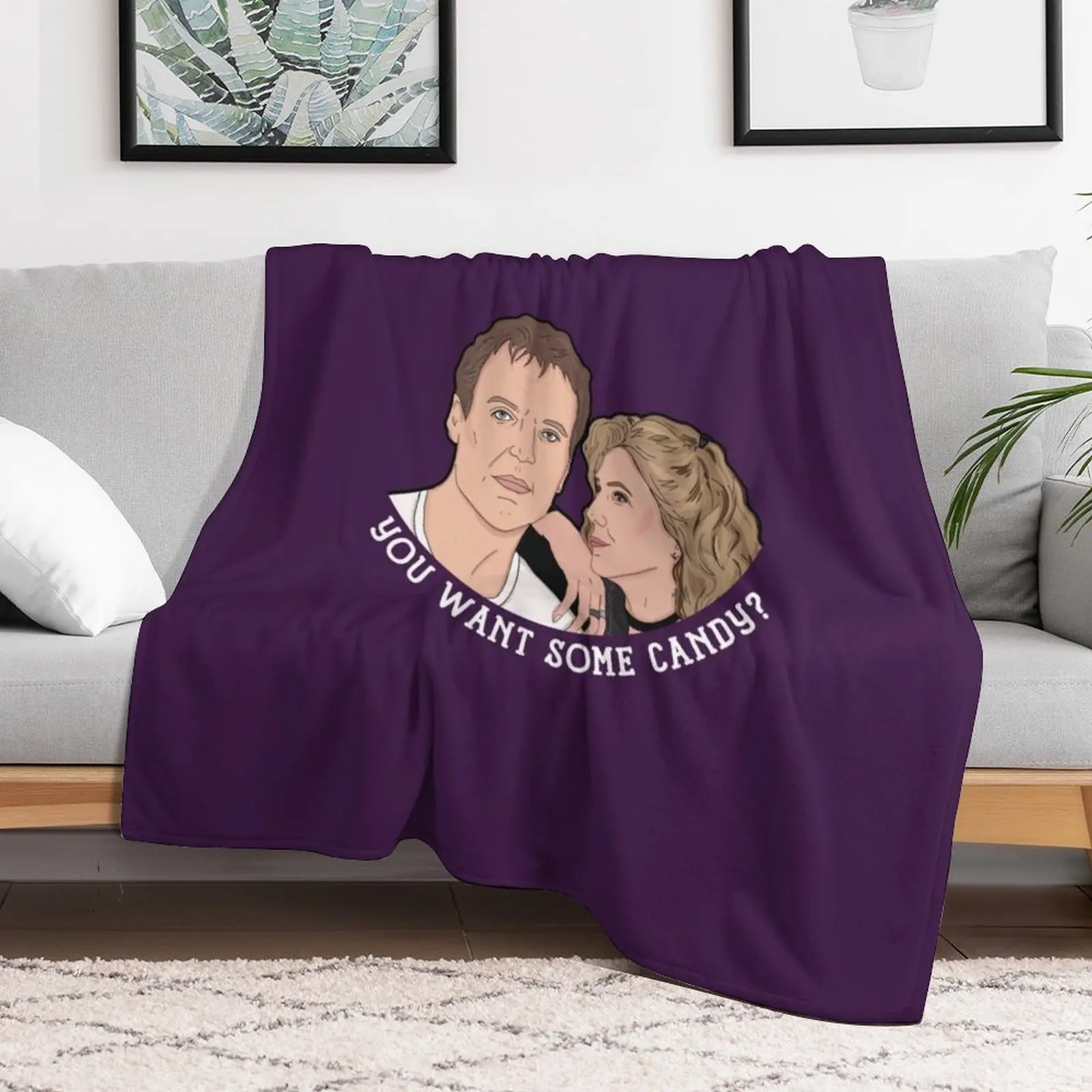 New Giles & Joyce Band Candy BTVS Throw Blanket Hair Camping Single Blankets