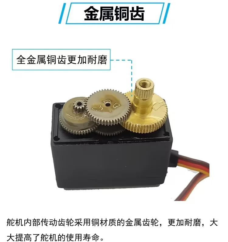 MG995/MG996R/MG946R/Servo standard in metallo/Servo digitale da 20 kg da 180 gradi