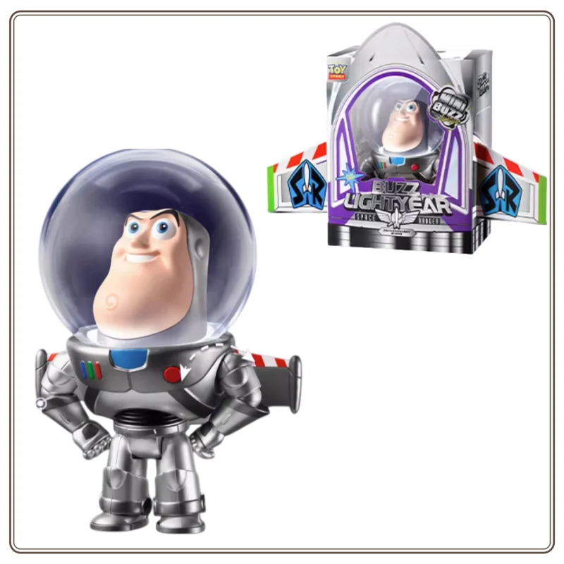 

Новая мобильная фигурка Дисней Базз Лайтер из «Истории игрушек» с подвижной головой, модная игрушка, светящаяся, подарок на День святого Валентина и День рождения