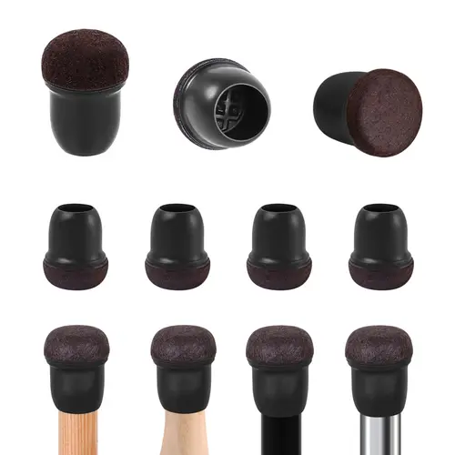 8PCS Chair Leg Floor Protectors Round Silicone Furniture Leg Foot Covers Table Feet Cups For Hardwood Floors Thick Wrap Felt Pad - Image 15