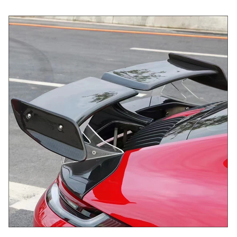 

For Porsche 911 (1992) TECHR Style Dry Carbon Fiber Rear Spoiler Fixed Wing (Lightweight, Modified Part)