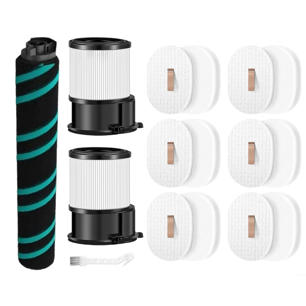 Filter Roller Brush Replacement Set For Shark IP1251 IP3251 Cordless For Powerdetect Vacuum With HEPA Foam Felt Accessories Kit