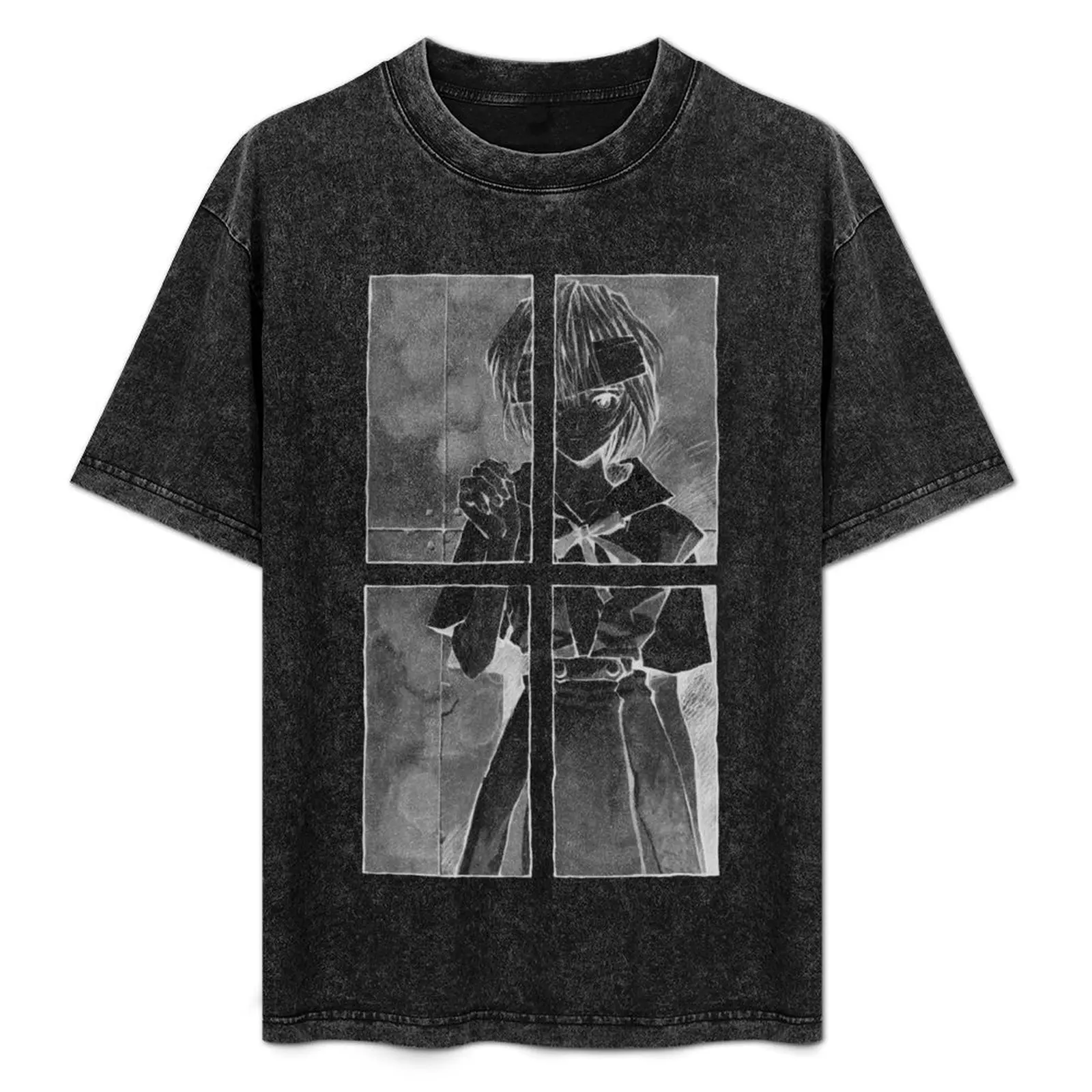 

Rei's window (light) T-Shirt Breathable Sportswear T-Shirt for Men