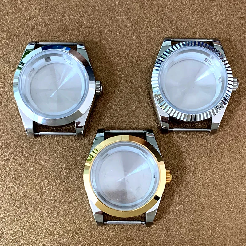 39Mm Đồng Hồ Mặt Kính Sapphire Ốp Lưng Vừa Miyota 8215 8205 Eta 2813 Phong Trào 2836 Oyster Datejust Thay Thế Lặn Đồng Hồ ốp Lưng