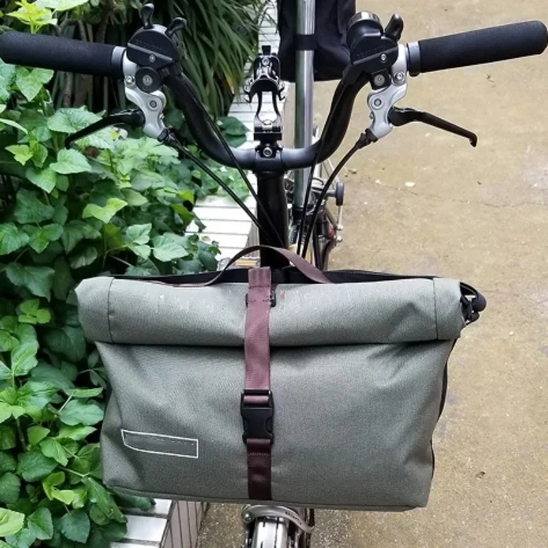 Folding bicycle front bag carrier frame bag for brompton bag for birdy for dahon bag 15L