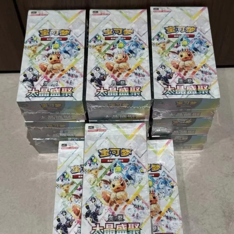 Pokemon Tcg Terastal Gathering Booster Box Csv9.5c Simplified Chinese Trading Card Game Periphery Collectible Cards Toy Gift view 3