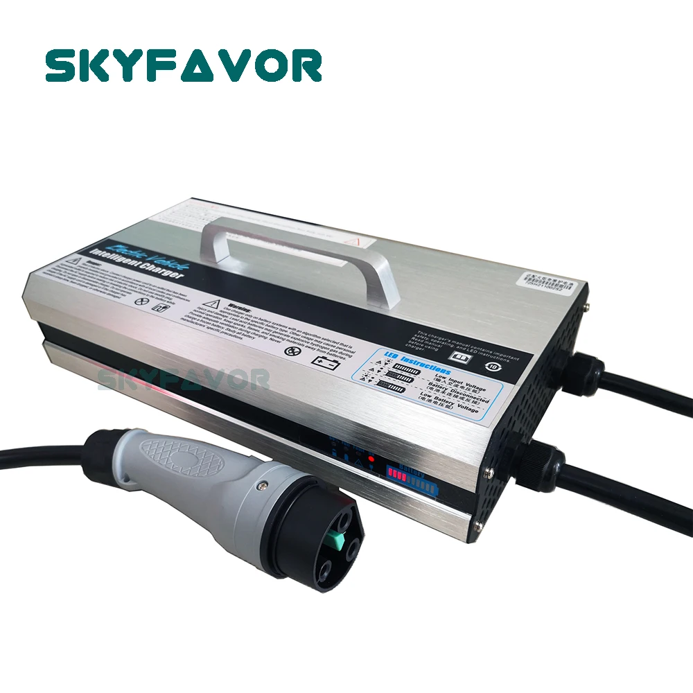 Oryginalna ładowarka do wózków golfowych Lvtong 72V 25A Automatyczna ładowarka do akumulatorów kwasowo-ołowiowych do pojazdów elektrycznych Lvtong, inteligentna ładowarka