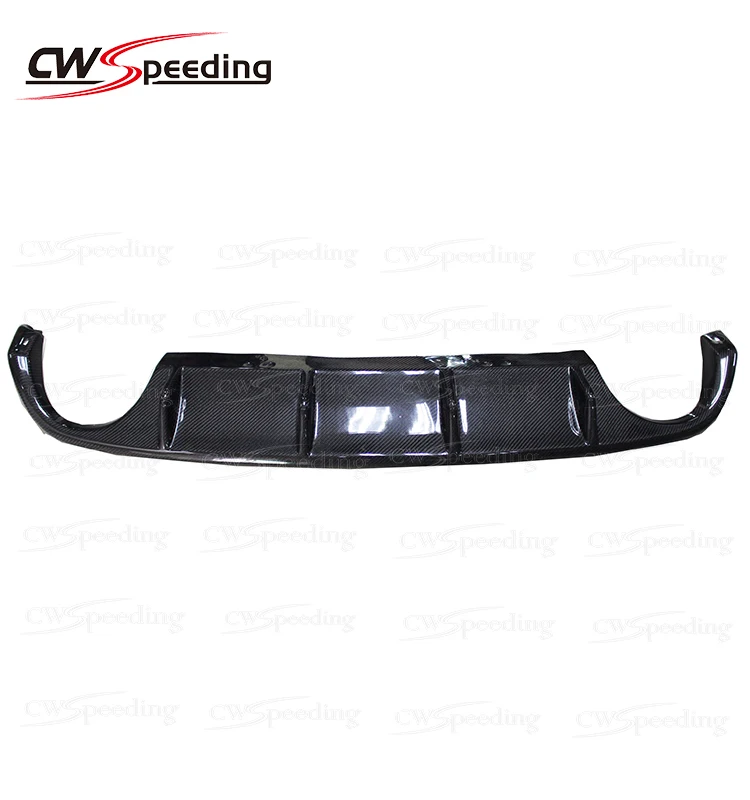 CARBON FIBER REAR BUMPER LIP REAR DIFFUSER(4-T) FOR VW GOLF 6 FOR VOLKSWAGEN GOLF 6