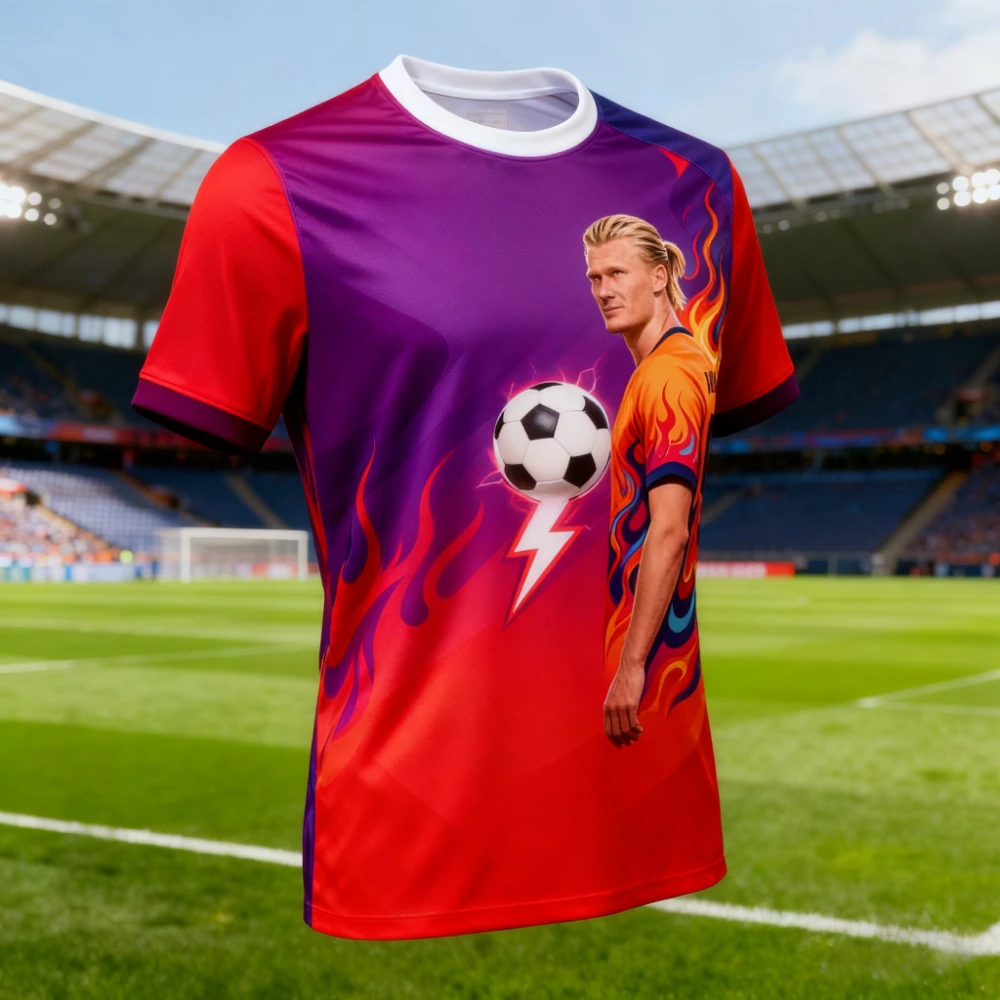 

New Football Soccer Jersey 100% Polyester, Men's Women's Team Uniforms, Moisture Wicking & Breathable