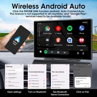 Srnubi 7/10 pouces Carplay voiture écran intelligent sans fil Carplay Android Auto lecteur multimédia AUX autoradio pour Apple Android stéréo 4